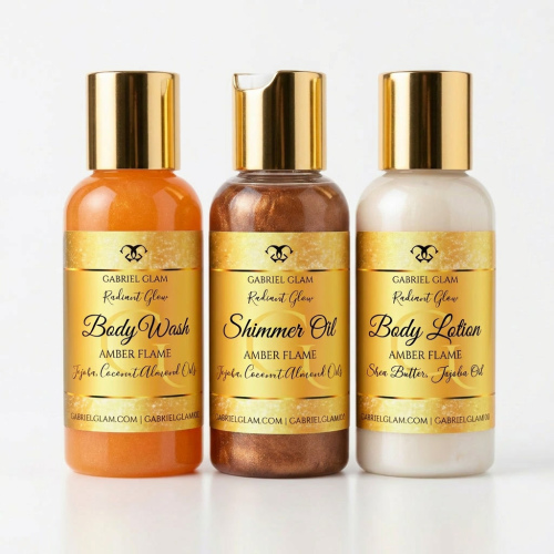 Amber Flame 2.5 oz Glam N Glow Travel Pack 