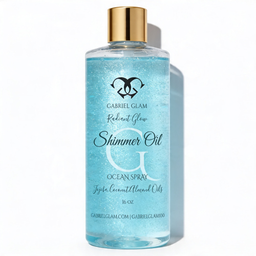 Ocean Spray Blue Shimmer Oil 16 oz